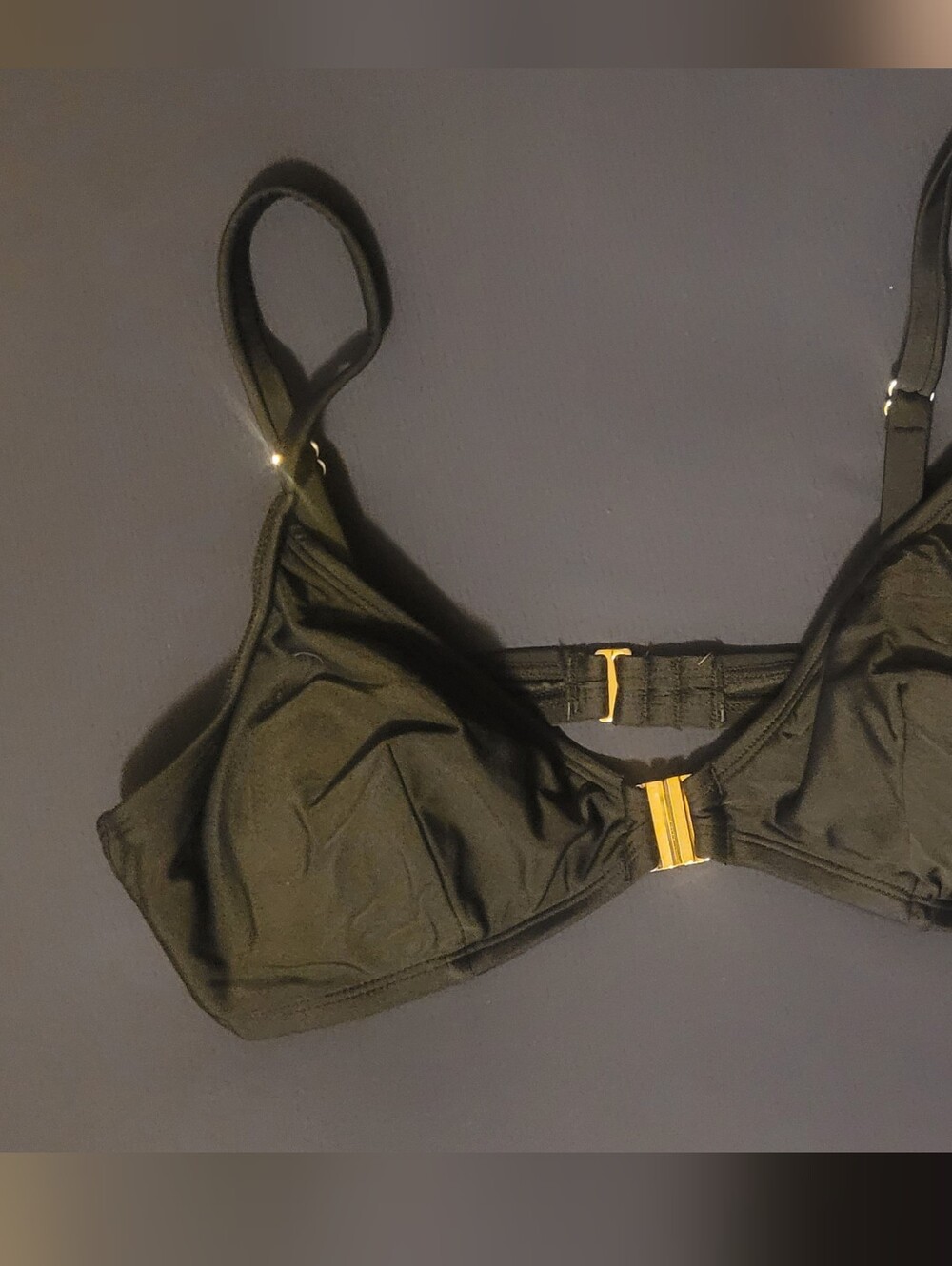 Cupshe Black Size Large Bikini Top